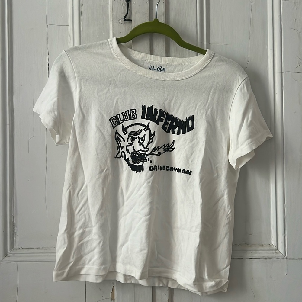 White graphic t-shirt
